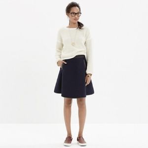 Madewell Quilted Navy & Black Skater